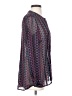Harper and Gray 100% Polyester Purple Long Sleeve Blouse Size S - photo 4