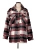 Kensie 100% Polyester Plaid Red Coat Size M - photo 1