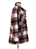 Kensie 100% Polyester Plaid Red Coat Size M - photo 4