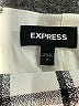 Express 100% Polyester Plaid Gray Casual Skirt Size 2 - photo 4