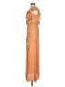 BCBGMAXAZRIA 100% Polyester Orange Casual Dress Size 2 - photo 5