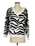 Reiss Animal Print White Pullover Sweater Size S - photo 1
