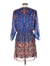 DR2 100% Polyester Paisley Blue Casual Dress Size L - photo 2