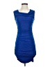 Sweet Storm Solid Blue Cocktail Dress Size S - photo 1