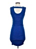 Sweet Storm Solid Blue Cocktail Dress Size S - photo 2
