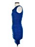 Sweet Storm Solid Blue Cocktail Dress Size S - photo 5