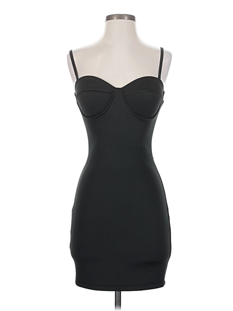 Pre-owned Bebe Cocktail Dress In Black