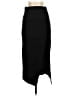 Zara Solid Black Casual Skirt Size S - photo 1