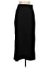 Zara Solid Black Casual Skirt Size S - photo 2