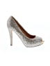 Badgley Mischka Metallic Silver Gold Heels Size 7 1/2 - photo 1