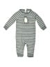 Just One Year by Carter's 100% Polyester Stripes Gray Long Sleeve Onesie 3-6 MO / 6 MO - photo 1