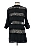 BCBGMAXAZRIA 100% Polyester Black 3/4 Sleeve Top Size S - photo 2