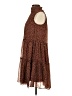 Just... Taylor 100% Polyester Polka Dots Brown Casual Dress Size 2 - photo 5