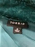 Torrid Green Long Sleeve Blouse Size 4X Plus (4) - photo 4