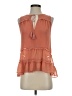 Alice + Olivia 100% Polyester Orange Sleeveless Blouse Size XS - photo 1