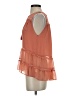 Alice + Olivia 100% Polyester Orange Sleeveless Blouse Size XS - photo 5
