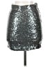 Rosette Metallic Silver Formal Skirt Size S - photo 2