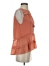 Alice + Olivia 100% Polyester Orange Sleeveless Blouse Size XS - photo 4