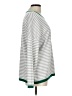 Unbranded 100% Cotton Stripes Silver Pullover Sweater Size L - photo 4