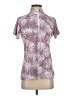 Piper Purple Short Sleeve Blouse Size S - photo 1