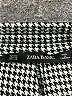 Zara Basic Houndstooth Gray Casual Pants Size XS - photo 3