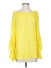 Indah 100% Rayon Yellow 3/4 Sleeve Blouse Size XS - photo 1