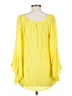 Indah 100% Rayon Yellow 3/4 Sleeve Blouse Size XS - photo 2