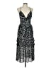 Saylor 100% Polyester Stars Black Cocktail Dress Size L - photo 1