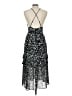 Saylor 100% Polyester Stars Black Cocktail Dress Size L - photo 2