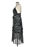 Saylor 100% Polyester Stars Black Cocktail Dress Size L - photo 5