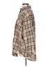 Assorted Brands 100% Polyester Plaid Tan Long Sleeve Blouse Size L - photo 5