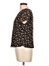 Freeport Studio 100% Rayon Black Short Sleeve Blouse Size L - photo 5