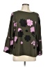 Apt. 9 100% Polyester Green 3/4 Sleeve Blouse Size L - photo 1