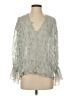 Zara Gray 3/4 Sleeve Blouse Size XS - photo 1