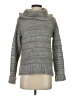 Olive and Oak 100% Polyester Tweed Gray Turtleneck Sweater Size XS - photo 1