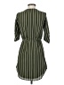 iris 100% Polyester Stripes Green Casual Dress Size S - photo 2