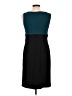 Studio One Color Block Teal Cocktail Dress Size 10 - photo 2