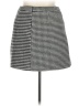 Just Fab Houndstooth Gray Casual Skirt Size XL - photo 2