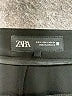 Zara 100% Polyester Solid Black Dress Pants Size L - photo 6