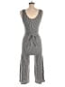 Caution to the Wind Solid Gray Jumpsuit Size M - photo 2