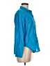 J.Crew Blue 3/4 Sleeve Button-Down Shirt Size 8 - photo 4
