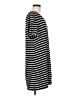 Ann Taylor LOFT Stripes Black Casual Dress Size M - photo 4
