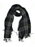 Unbranded 100% Acrylic Plaid Black Blue Scarf One size - photo 1
