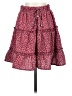 2Bella Hearts Red Casual Skirt Size S - photo 1