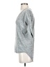 Express One Eleven Tweed Gray 3/4 Sleeve T-Shirt Size XS - photo 5