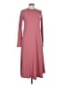 Zara Solid Pink Casual Dress Size L - photo 1