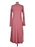 Zara Solid Pink Casual Dress Size L - photo 2
