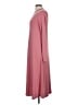 Zara Solid Pink Casual Dress Size L - photo 5