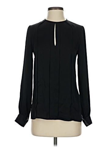 Trina Turk Long Sleeve Silk Top (view 1)