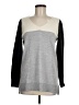 Ann Taylor Color Block Gray Pullover Sweater Size M - photo 1